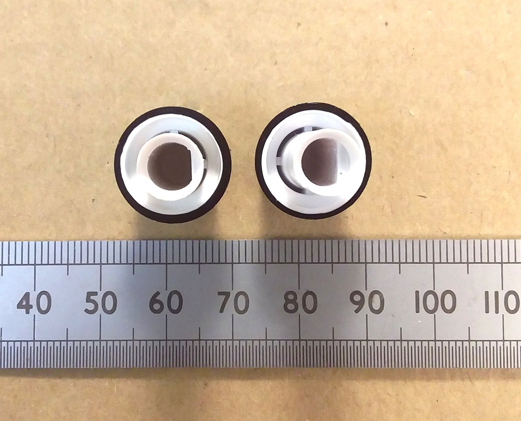 Through Panel Extension Volume Control Knob For Metric 6mm Flatted D Shaft
