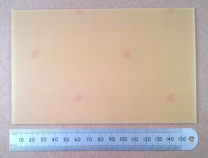 FR2 100 By 160mm Single Sided Copper Clad Circuit Board SRBP PCB Material