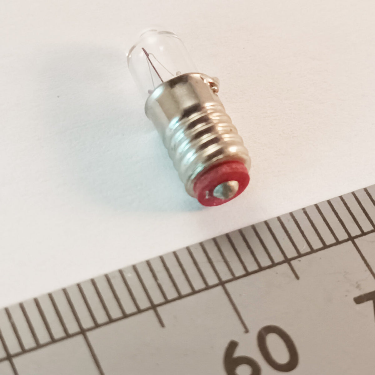 LES Filament Light Bulb 6V or 12V 50mA T1.5 E5 Screw In Miniature Lamp