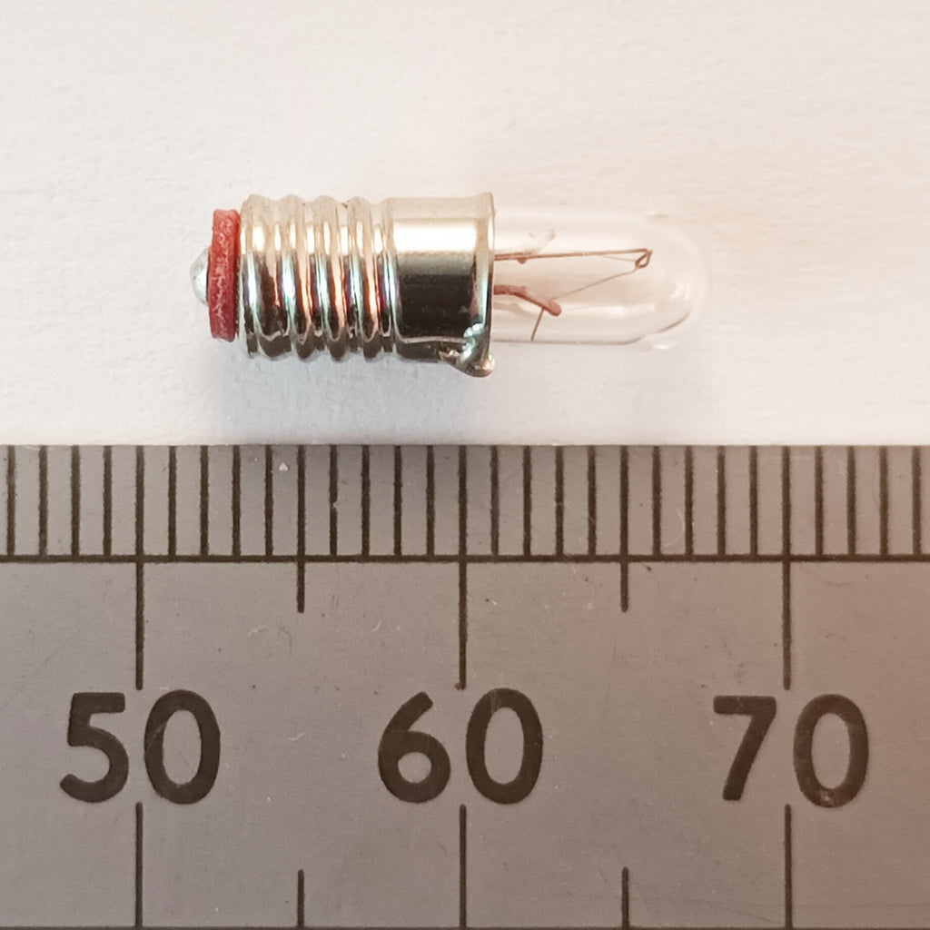 LES Filament Light Bulb 6V or 12V 50mA T1.5 E5 Screw In Miniature Lamp