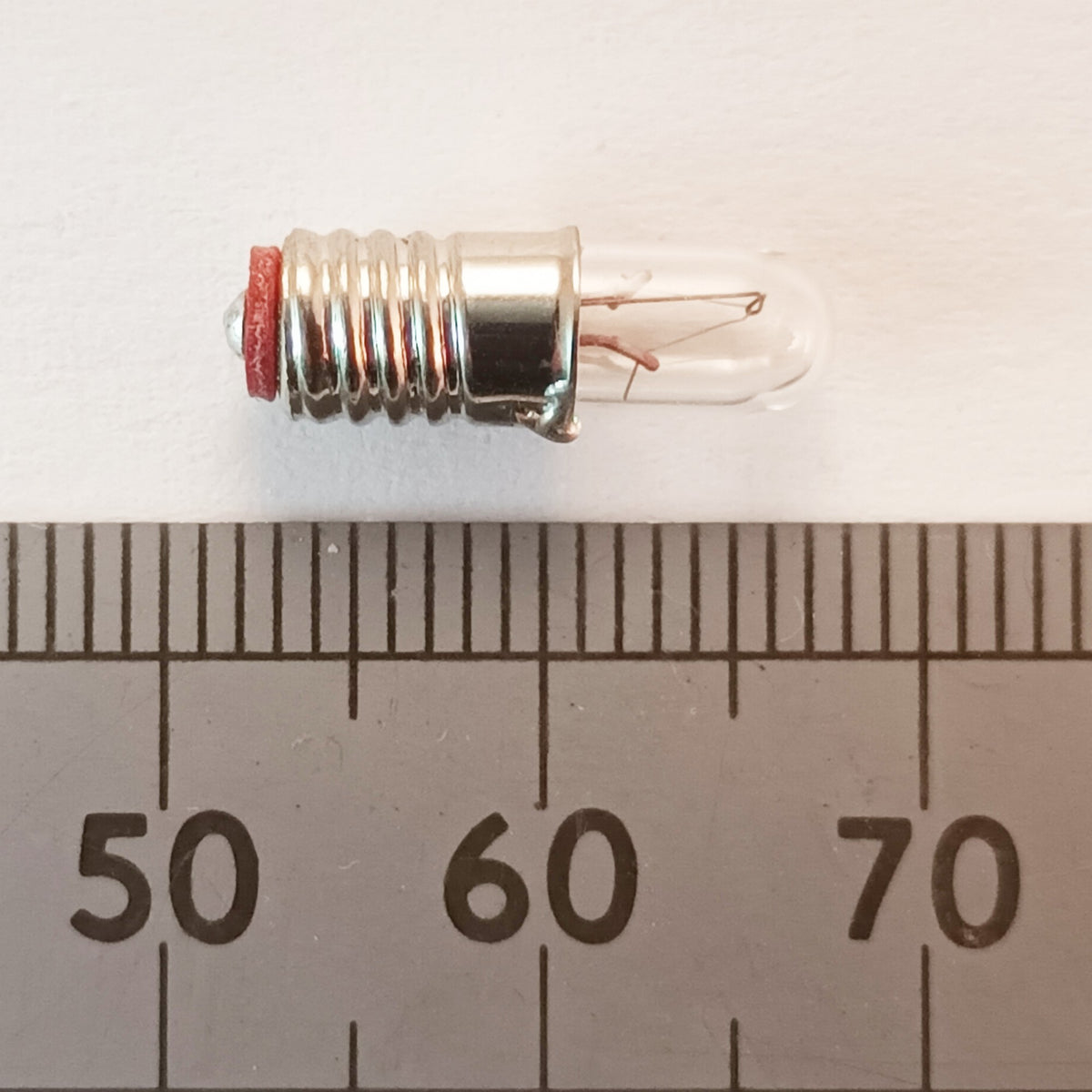 LES Filament Light Bulb 6V or 12V 50mA T1.5 E5 Screw In Miniature Lamp