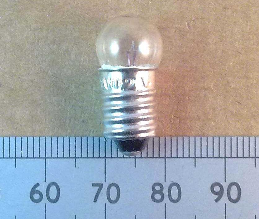 MES E10 Torch Light Bulb, Flashlight, Indicator Lamp Various Voltages and Currents