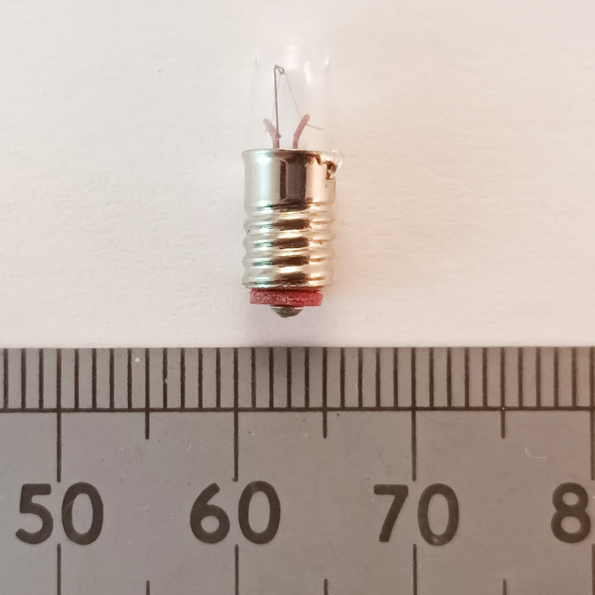 LES Filament Light Bulb 6V or 12V 50mA T1.5 E5 Screw In Miniature Lamp
