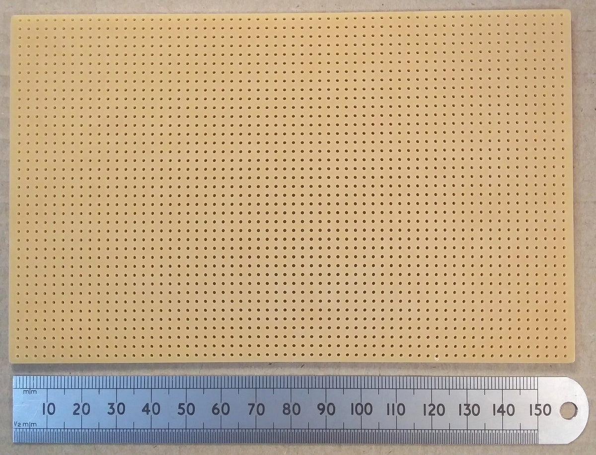 Plain Matrix Circuit Board 160 By 100mm SRBP Electronic Prototype 0.1 inch Pitch No Copper