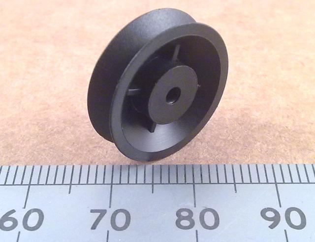 Plastic Model Pulley Wheel Drive Belt 1.2mm Square Section or 2mm Steel Shaft