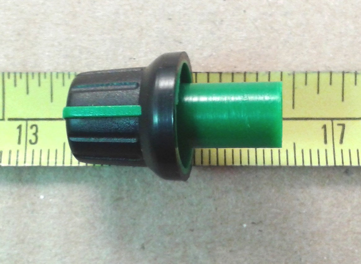 Through Panel Extension Volume Control Knob For Metric 6mm Flatted D Shaft