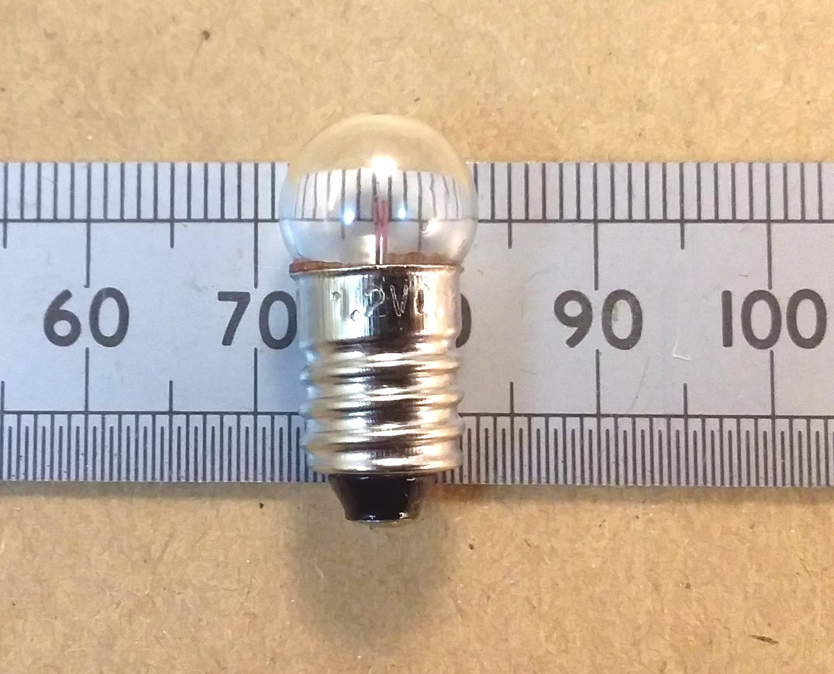 MES E10 Torch Light Bulb, Flashlight, Indicator Lamp Various Voltages and Currents