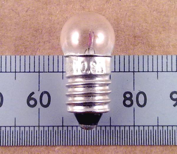 MES E10 Torch Light Bulb, Flashlight, Indicator Lamp Various Voltages and Currents