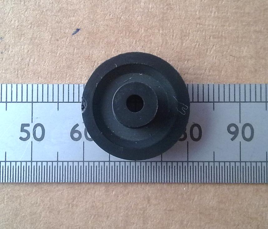 Plastic Mechanical Model Pulley Wheel, Drive Belt, CD Adaptor, Or 3mm Steel Shaft