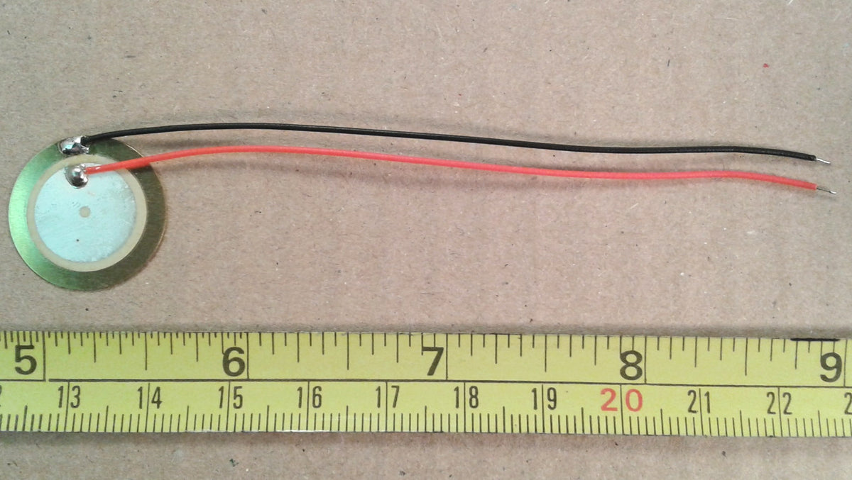 Piezo Speaker Piezoelectric Sounder Contact Microphone 20mm, 27mm, 35mm