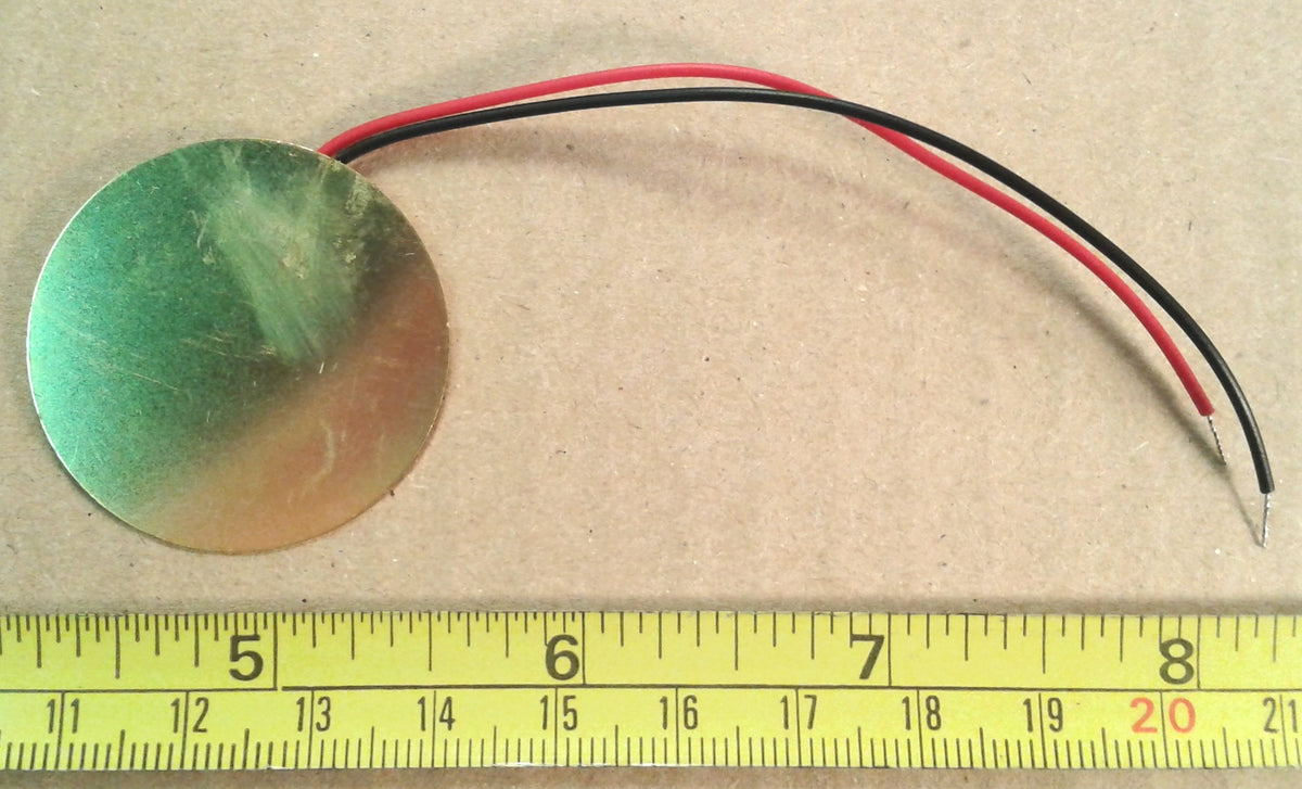 Piezo Speaker Piezoelectric Sounder Contact Microphone 20mm, 27mm, 35mm