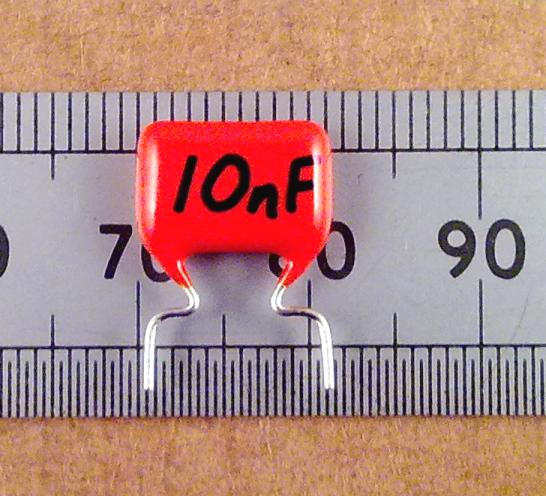 Capacitor Orange Drop Metalised Polyester Film MKT368