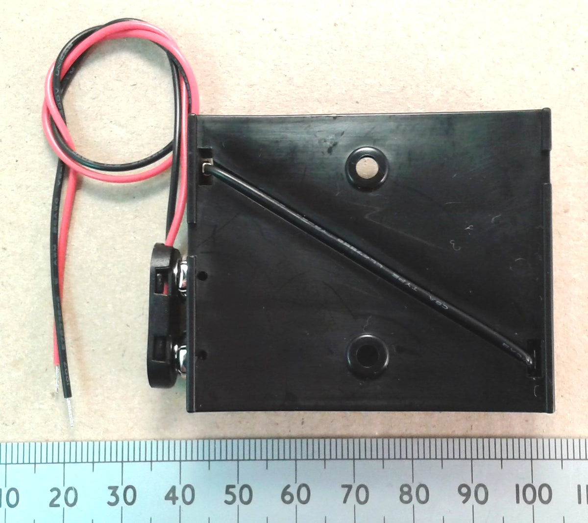 AA Battery Holder with PP3 Snap Connector Clip UM3, 2, 3, or 4 Cell Versions