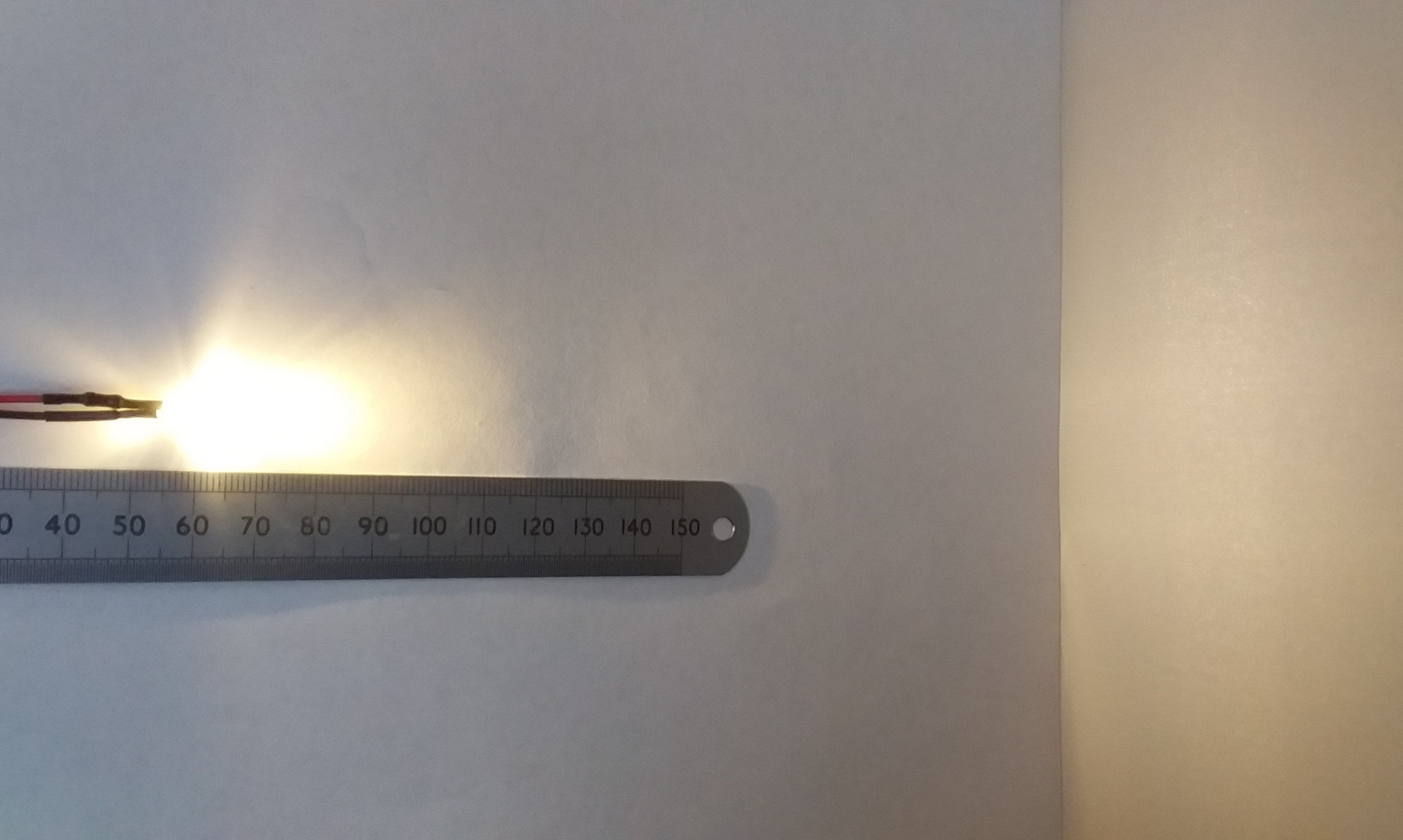 12V 3mm LED 6V to 12 Volt Pre Wired Clear High Brightness, Constant