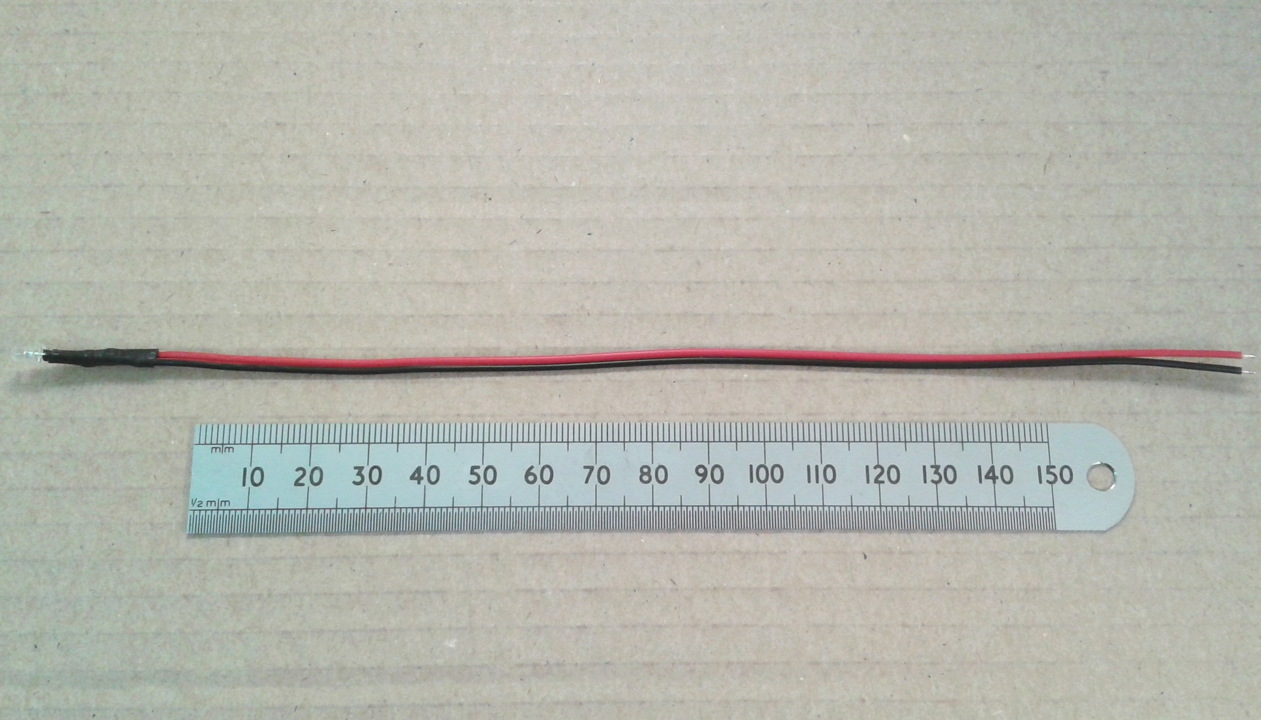 Pre-Wired LED 5V To 6 Volt 3mm Diameter Clear High Brightness Constant LEDs