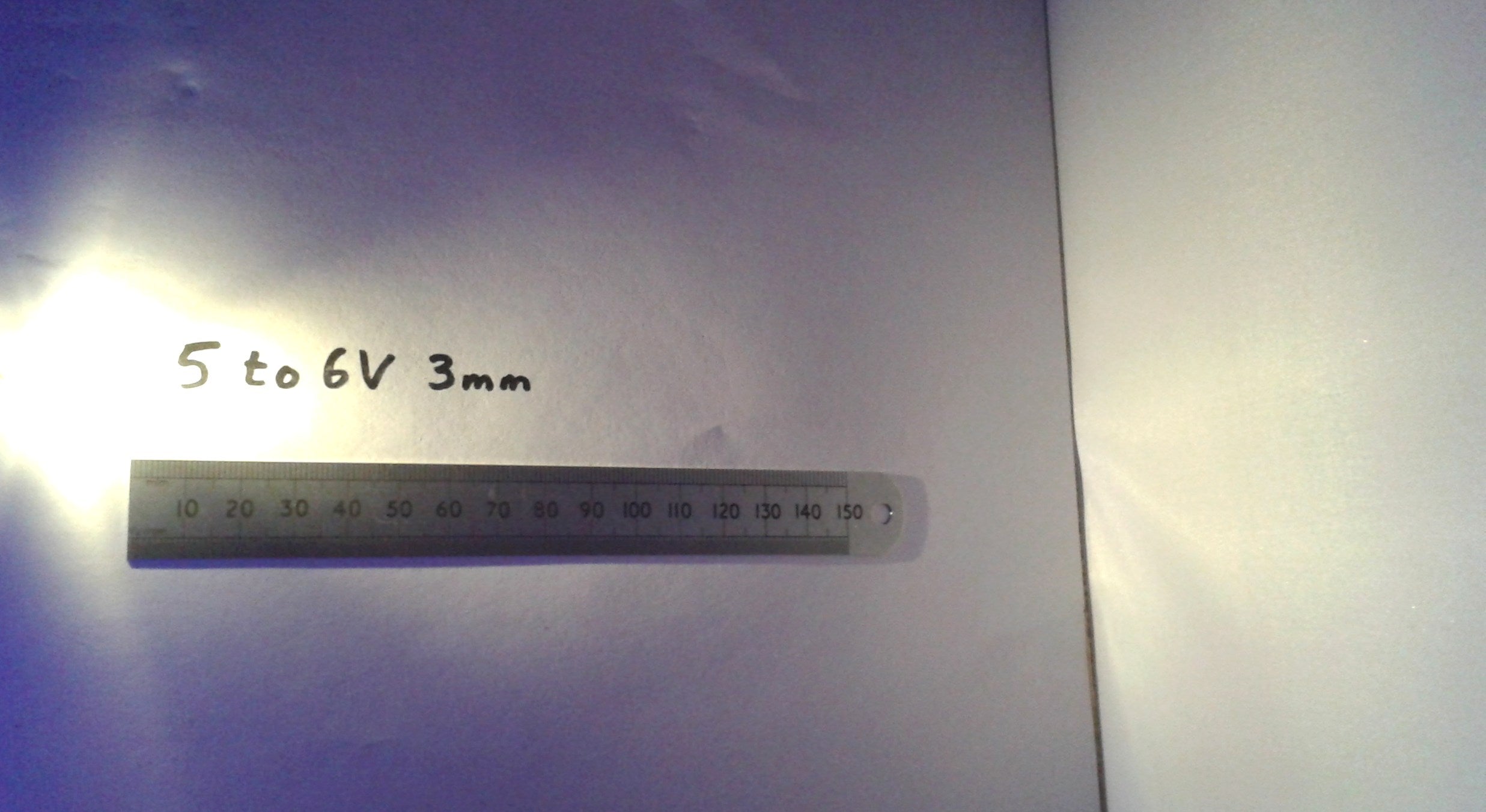Pre-Wired LED 5V To 6 Volt 3mm Diameter Clear High Brightness Constant LEDs