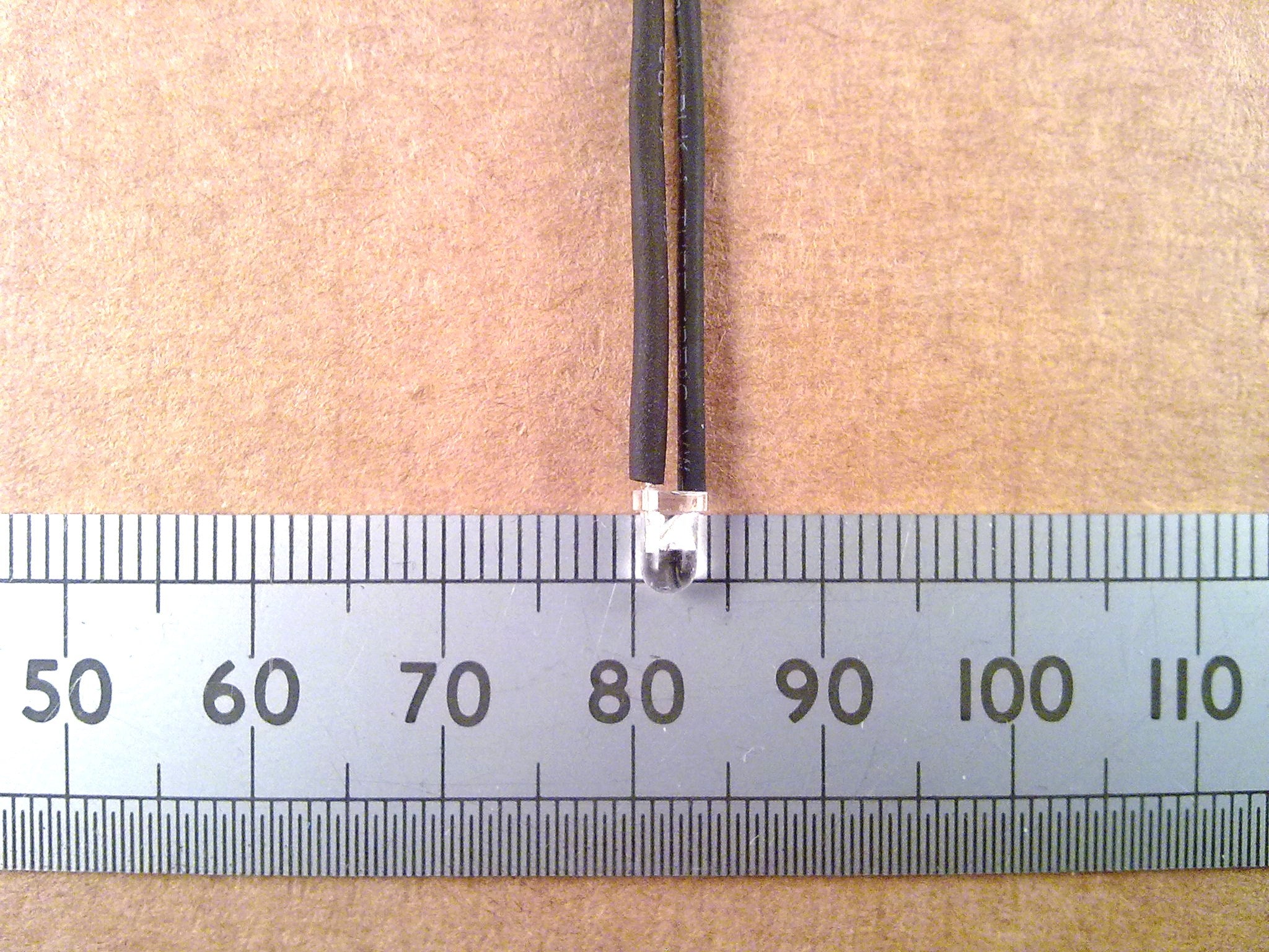 12V 3mm LED 6V to 12 Volt Pre Wired Clear High Brightness, Constant
