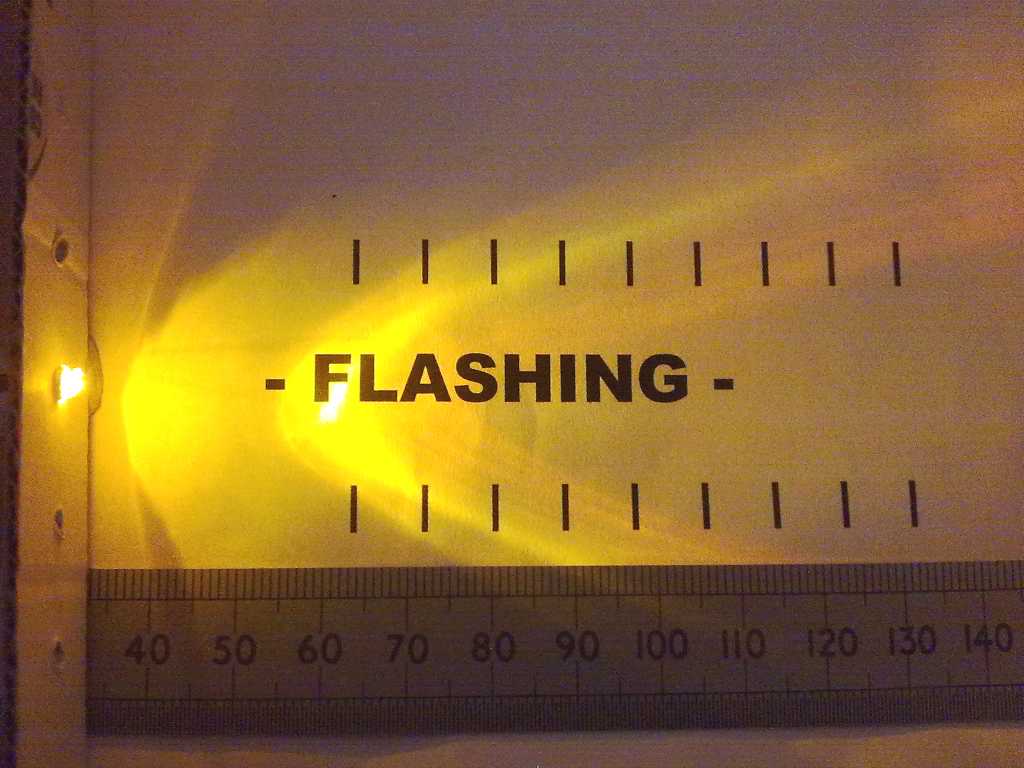 Flashing Pre-Wired LED 3mm 12V Volt Clear High Brightness