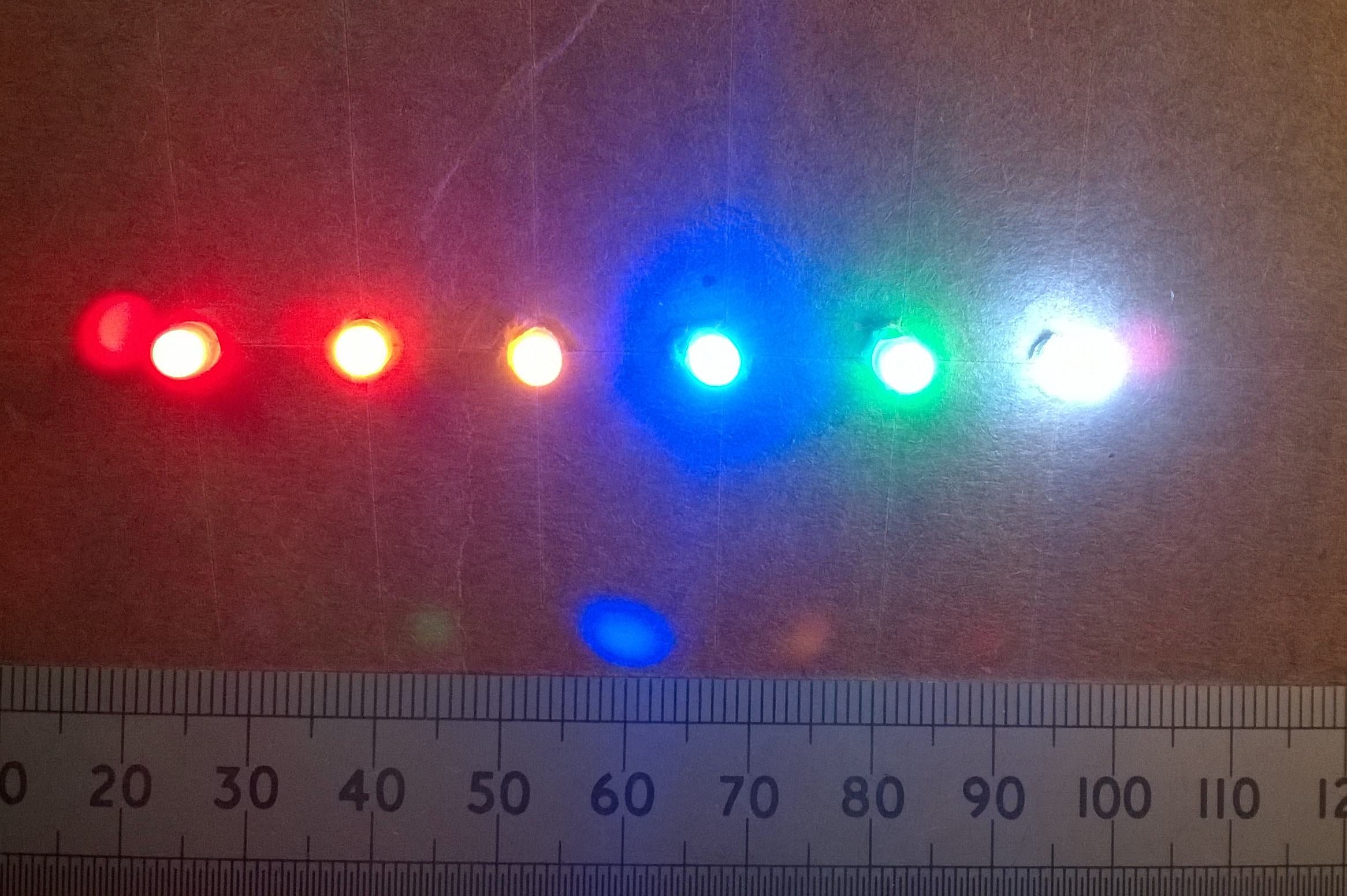 3mm Diffused LED 12 Volt 12V Pre-Wired Constant