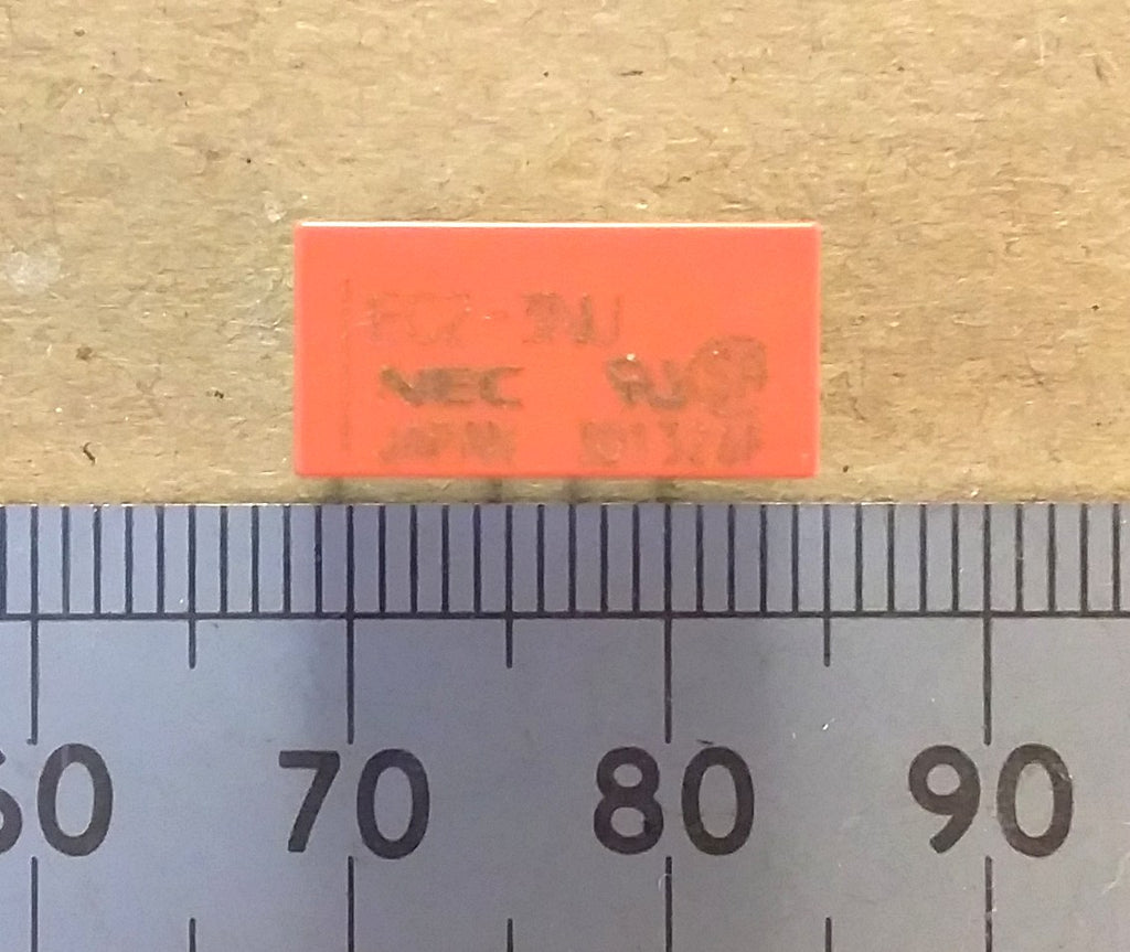 Gold Alloy Contact Relay DPDT Low Coil Current EC2 250 VAC 2A 3V 5V 12V Coils