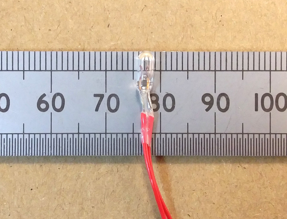 Grain Of Wheat Miniature Light Bulb Lamps Wire Leads 3V Or 6 Volt