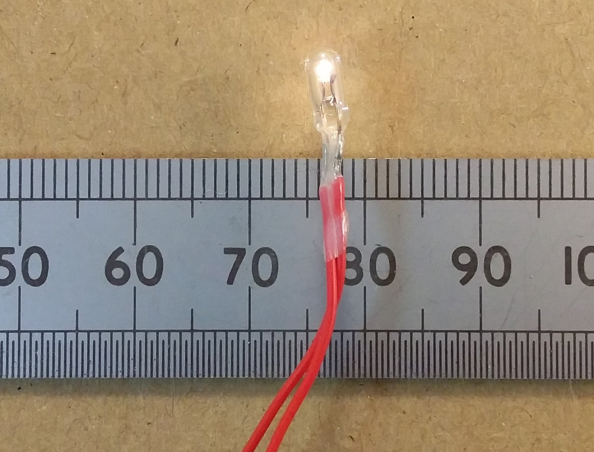 Grain Of Wheat Miniature Light Bulb Lamps Wire Leads 3V Or 6 Volt