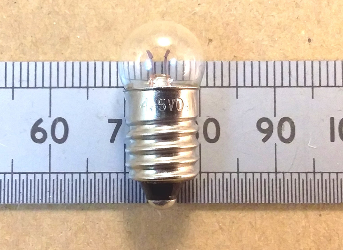 MES E10 Torch Light Bulb, Flashlight, Indicator Lamp Various Voltages and Currents