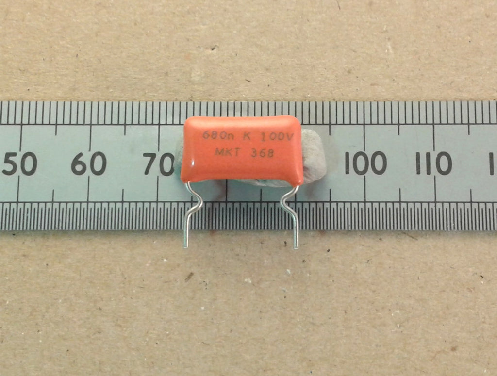 Capacitor Orange Drop Metalised Polyester Film MKT368