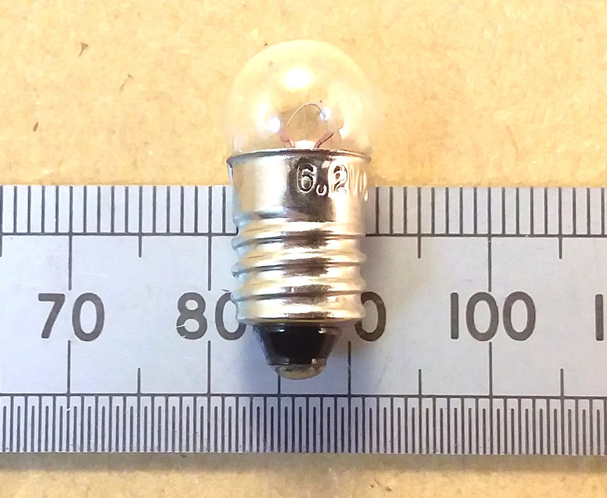 MES E10 Torch Light Bulb, Flashlight, Indicator Lamp Various Voltages and Currents