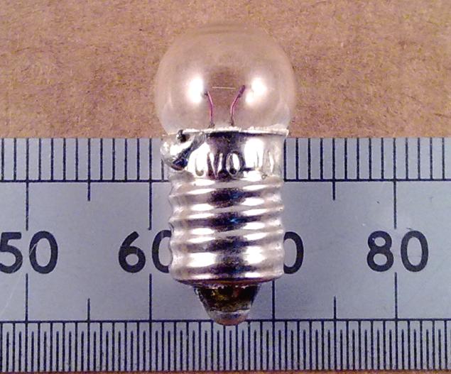 MES E10 Torch Light Bulb, Flashlight, Indicator Lamp Various Voltages and Currents