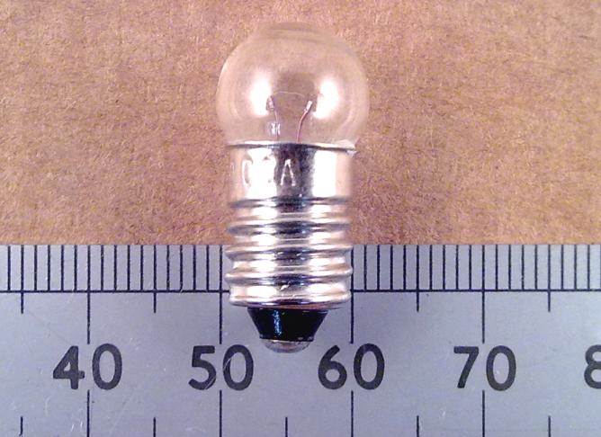 MES E10 Torch Light Bulb, Flashlight, Indicator Lamp Various Voltages and Currents