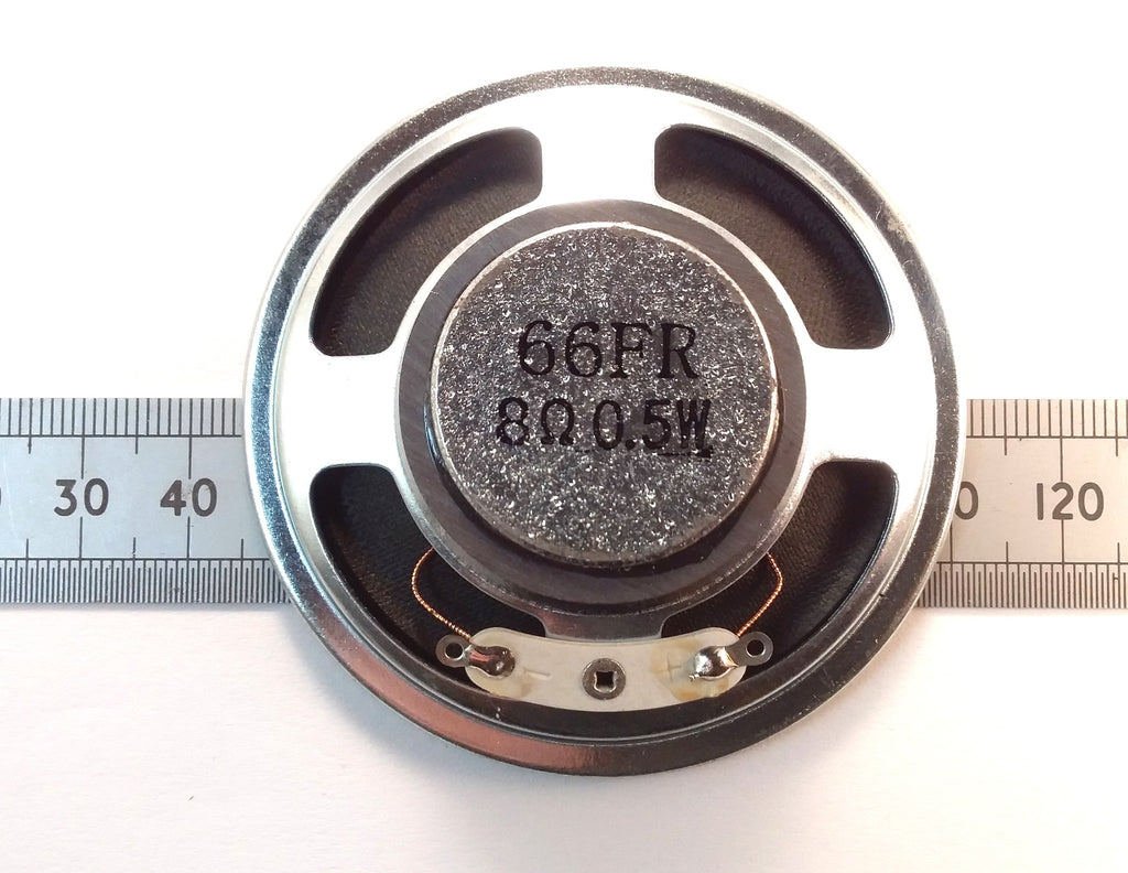 Speaker 8 Or 64 Ohm Paper or Mylar Cone 66mm Ferrite Magnet