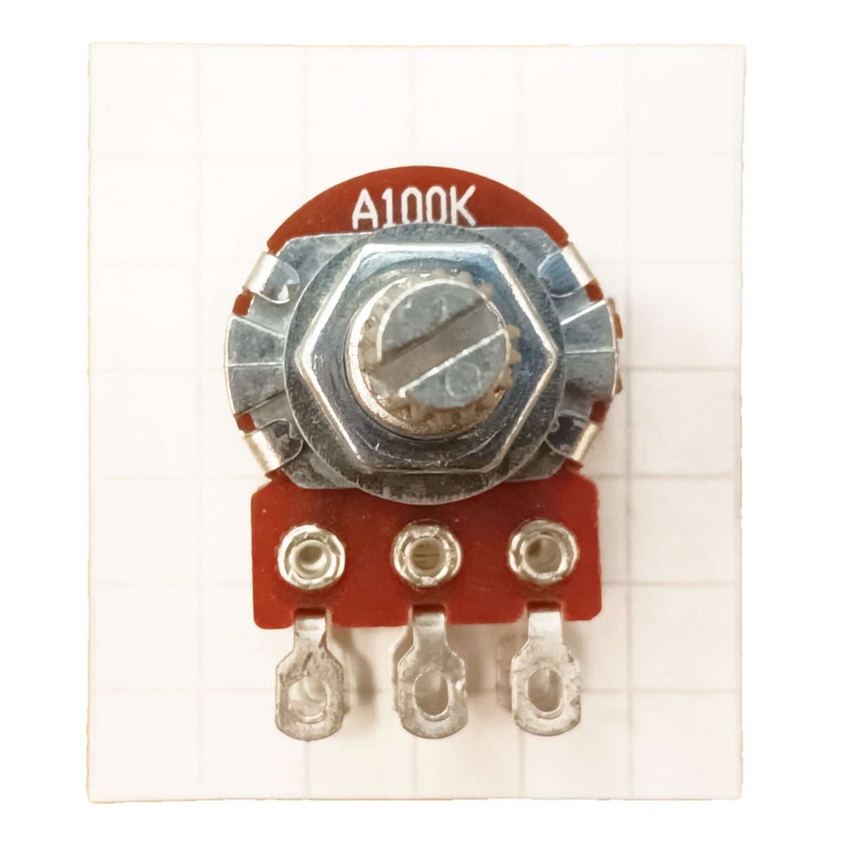 Stereo 16mm Logarithmic Potentiometer Solder Lug Splined Dual Log A SLST