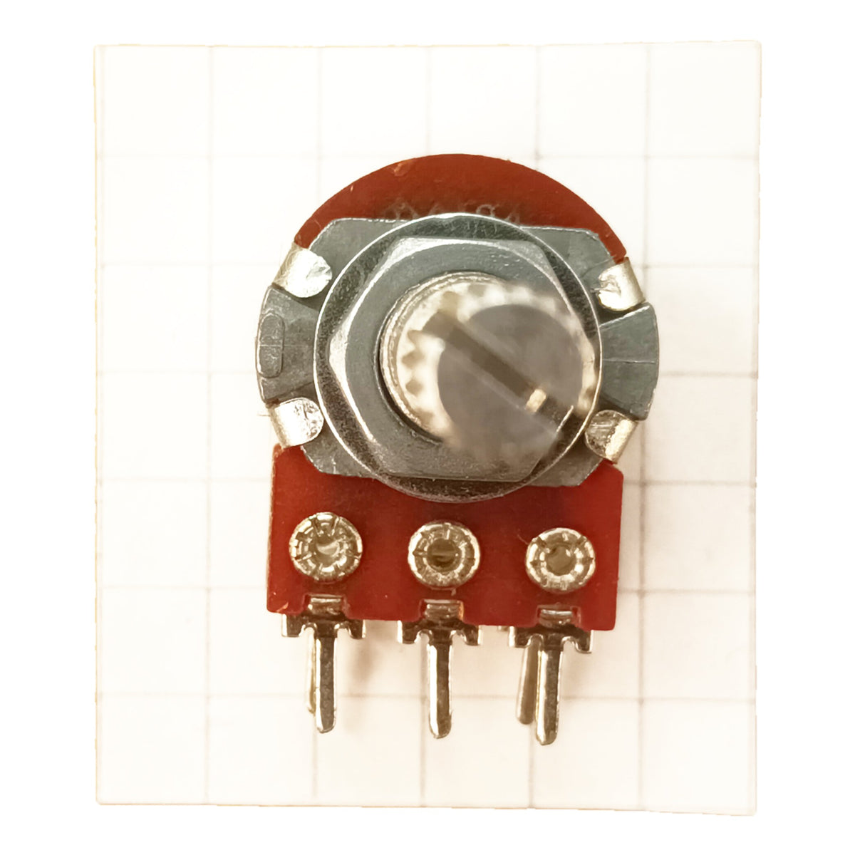 Switched Volume Potentiometer Single Mono 16mm Splined Audio Log A SW