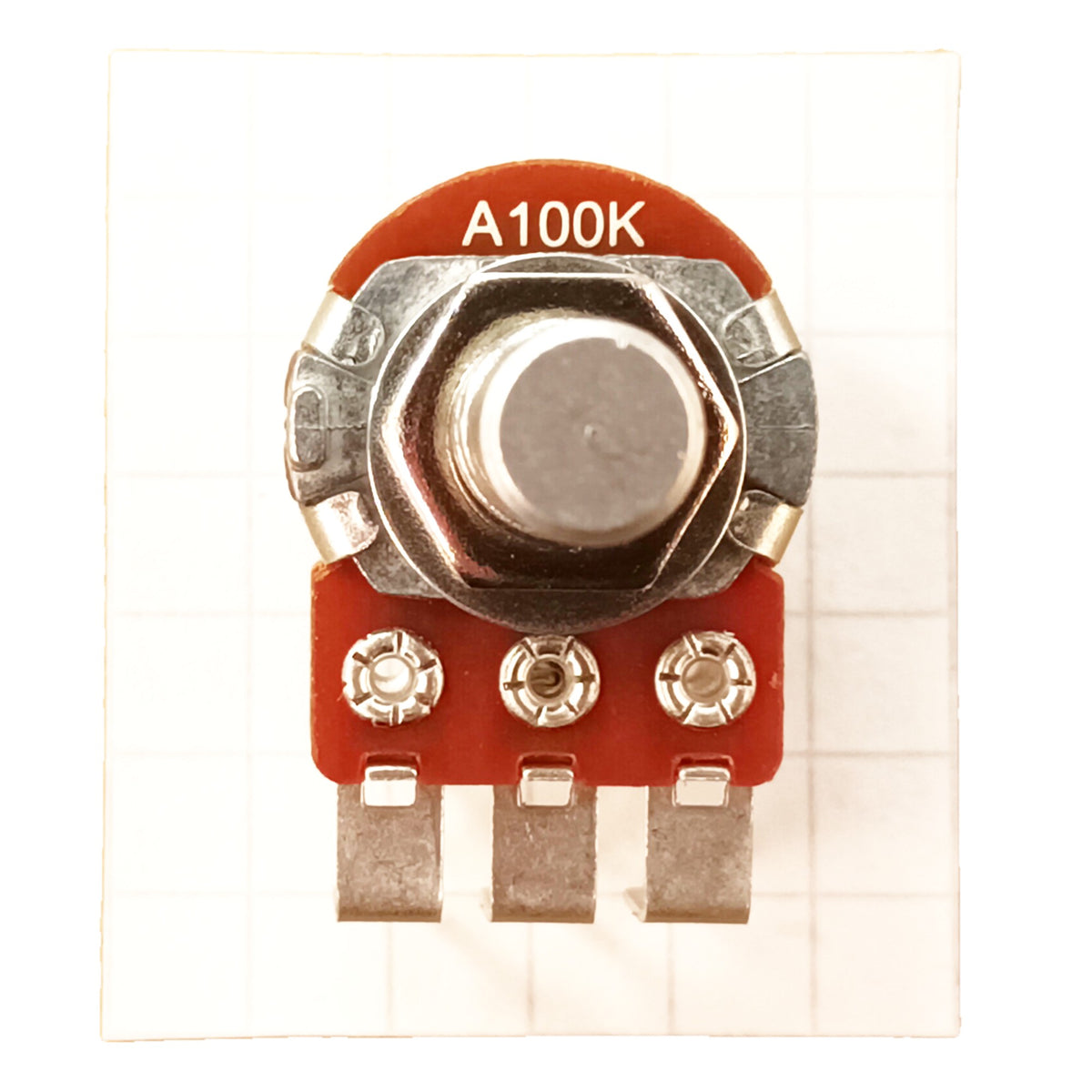 Stereo Logarithmic Potentiometer Vertical 6.3mm 0.25 Inch Round Shaft A VR63ST