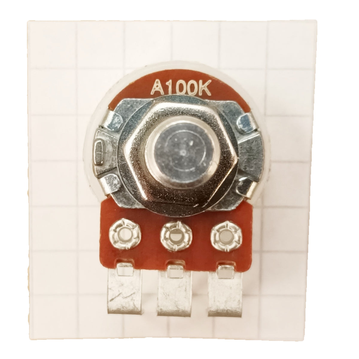 Logarithmic Potentiometer Control Vertical PCB Mount 6.3mm Round Shaft A VR63