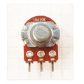 Conductive Plastic Track Potentiometer 16mm Flatted 6.0mm D Shaft Logarithmic A BD