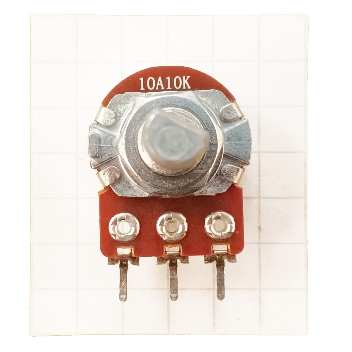 Conductive Plastic Track Potentiometer 16mm Flatted 6.0mm D Shaft Logarithmic A BD