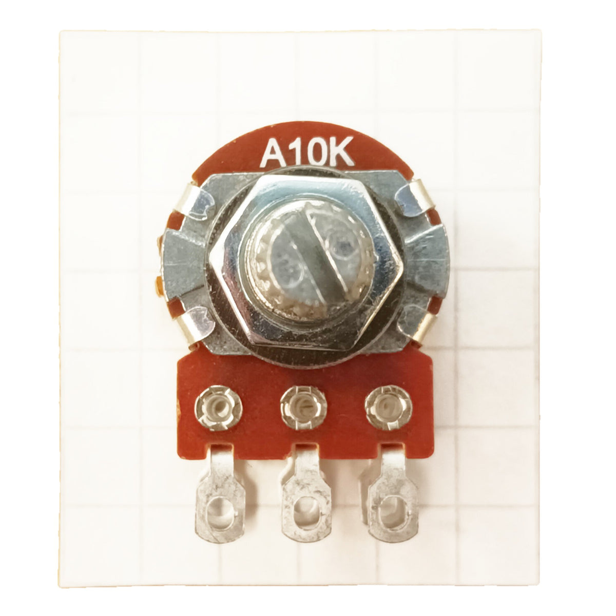 Stereo 16mm Logarithmic Potentiometer Solder Lug Splined Dual Log A SLST