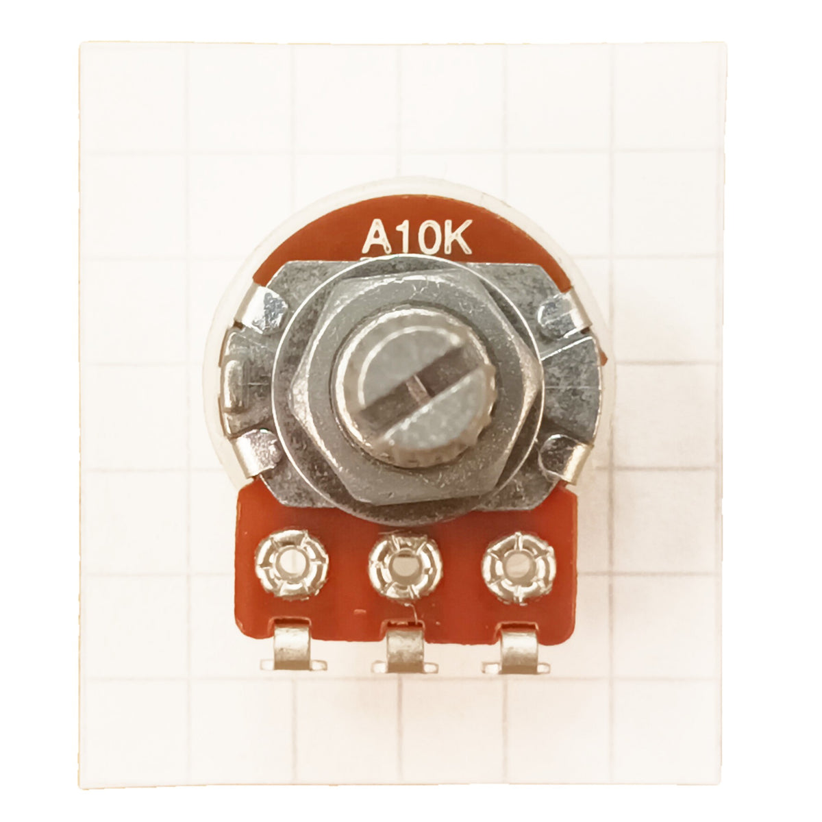 Log Potentiometer Solder Lug Splined 16mm Audio Logarithmic A T18SL