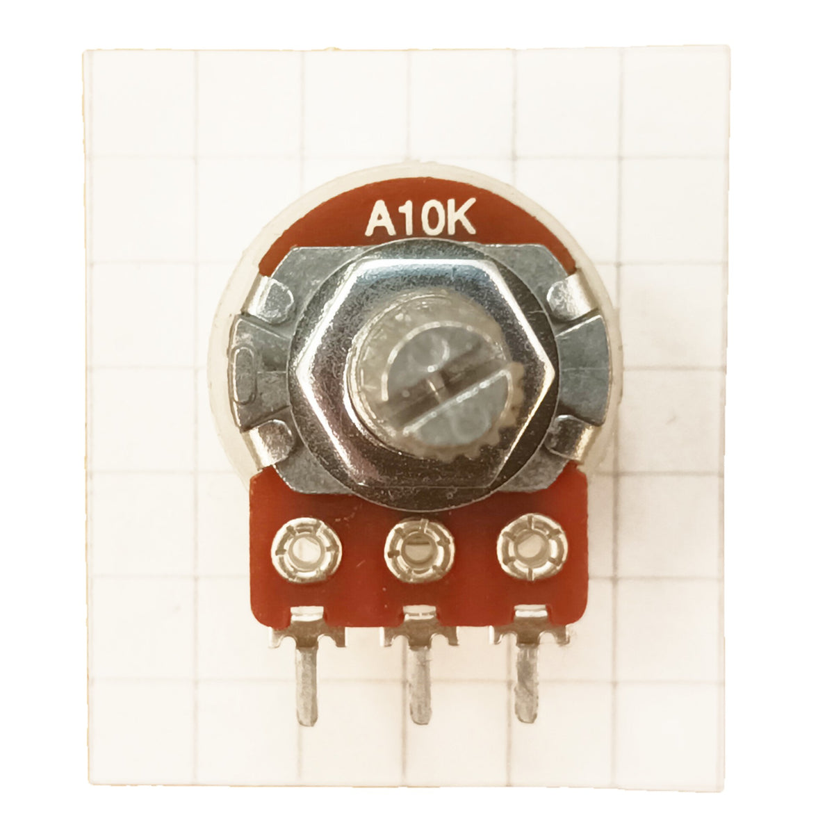 Audio Potentiometer 16mm Splined Shaft Log A BAS