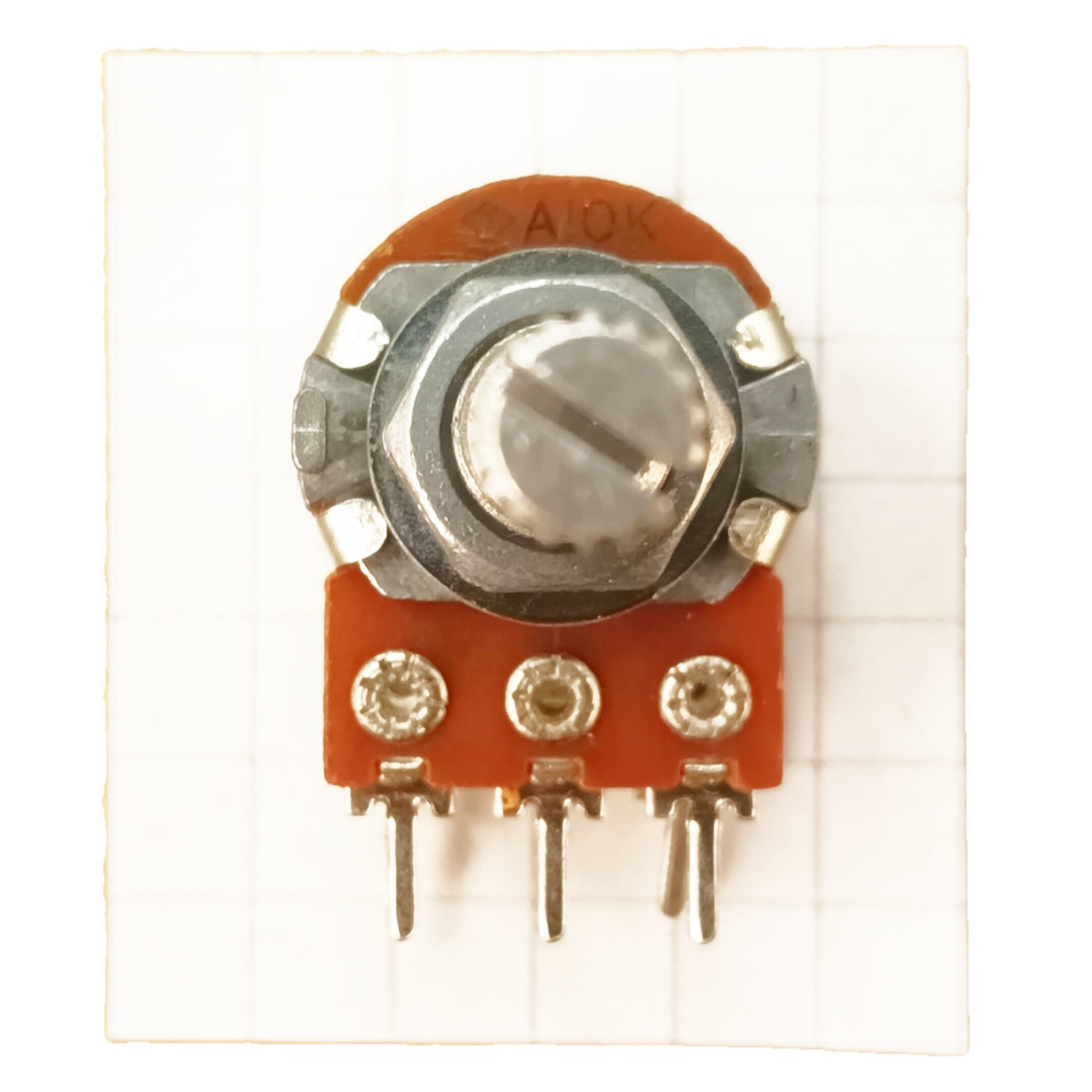 Switched Volume Potentiometer Single Mono 16mm Splined Audio Log A SW