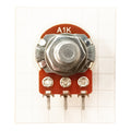 Potentiometer 6mm Round Shaft PCB Pins 16mm Logarithmic A RSP60