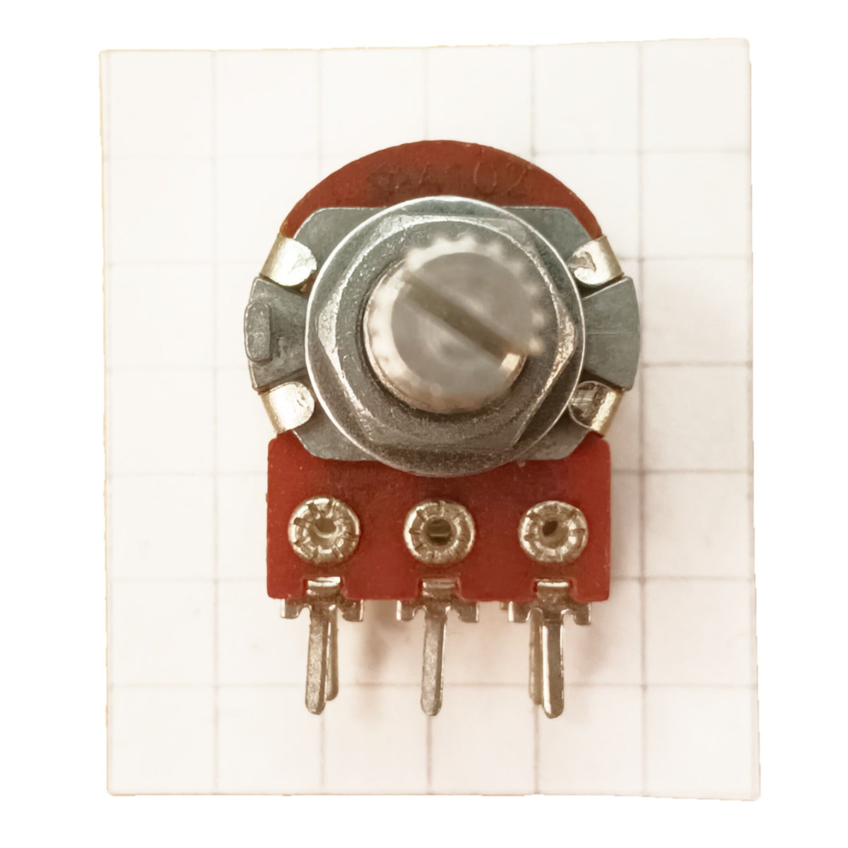 Switched Volume Potentiometer Single Mono 16mm Splined Audio Log A SW