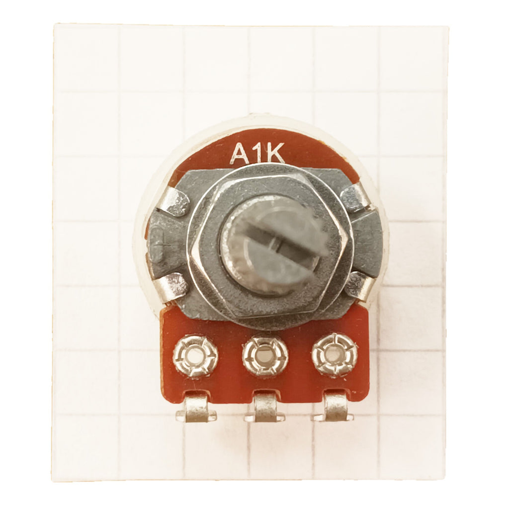 Log Potentiometer Solder Lug Splined 16mm Audio Logarithmic A T18SL
