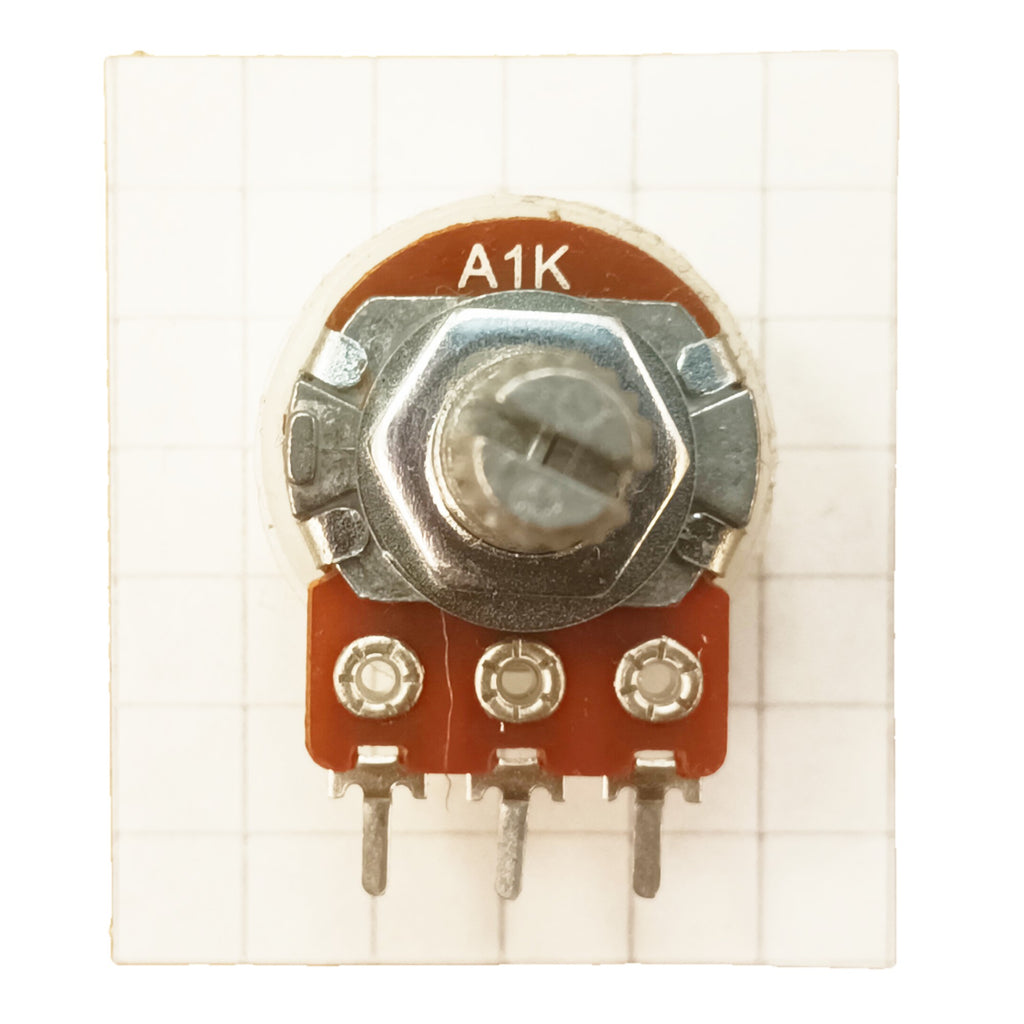Audio Potentiometer 16mm Splined Shaft Log A BAS