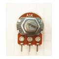 Audio Potentiometer 16mm Splined Shaft Log A BAS