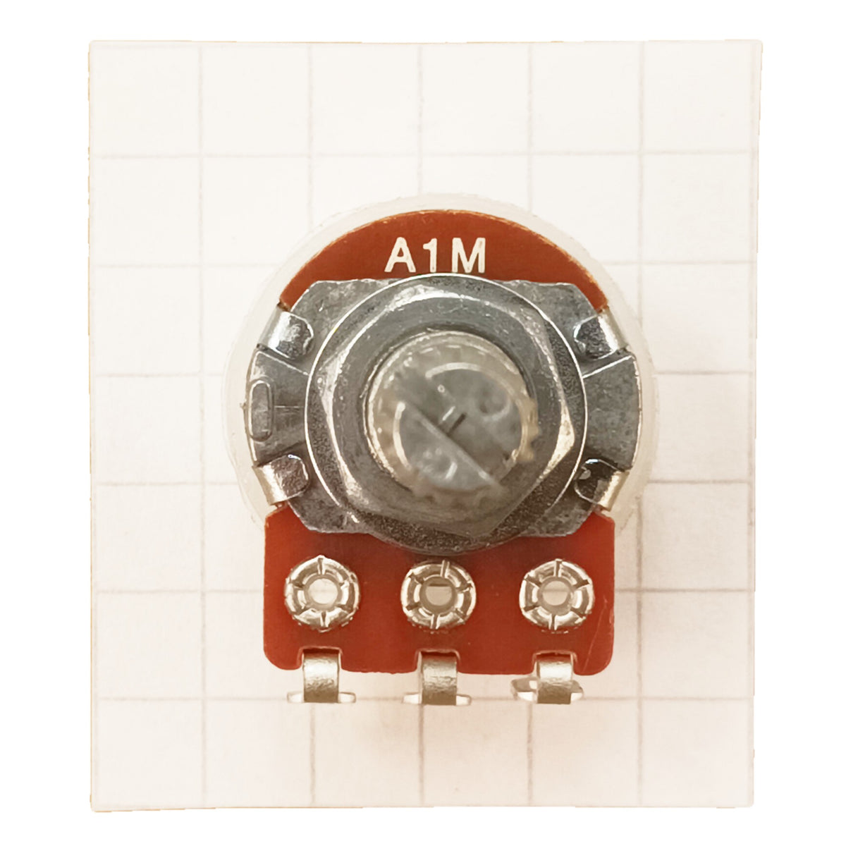 Log Potentiometer Solder Lug Splined 16mm Audio Logarithmic A T18SL