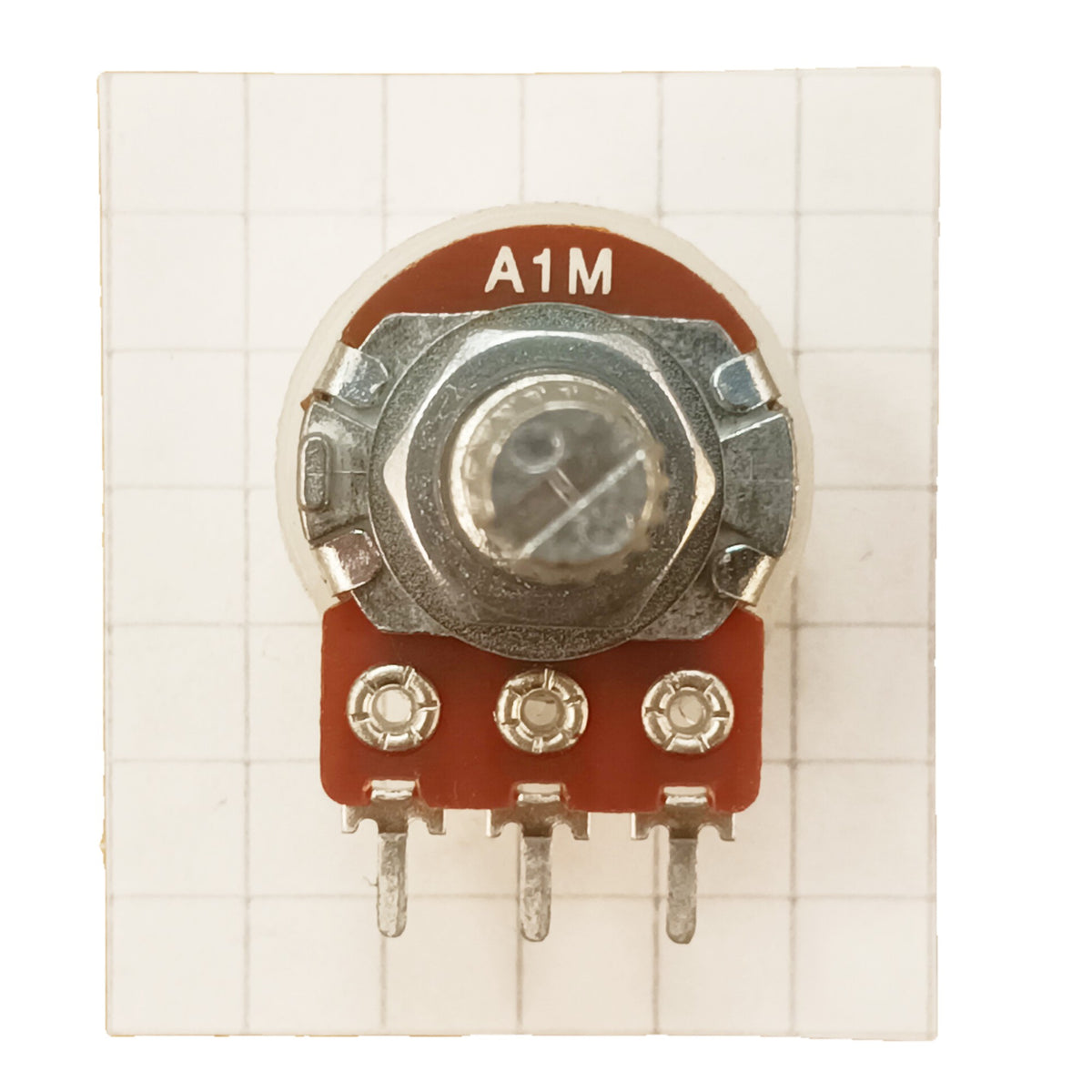 Audio Potentiometer 16mm Splined Shaft Log A BAS