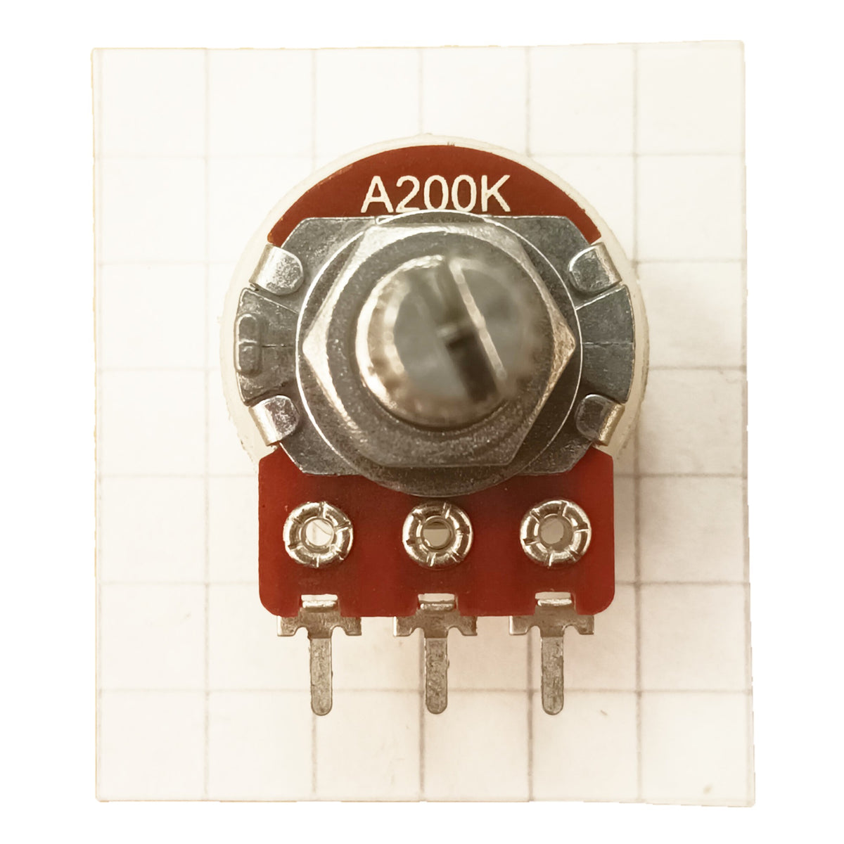 Audio Potentiometer 16mm Splined Shaft Log A BAS
